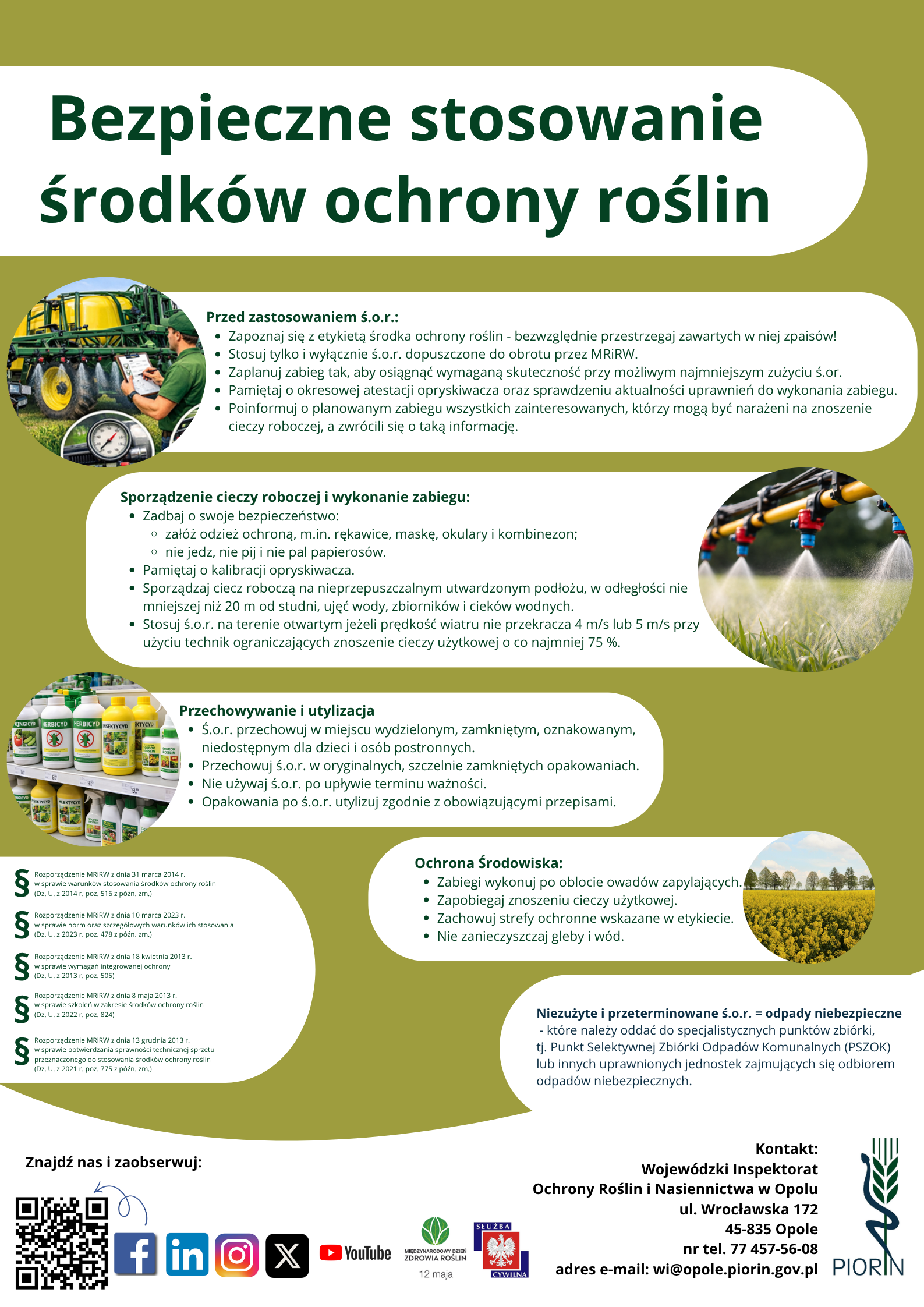 PLAKAT bezpieczne stosowanie po korekcie