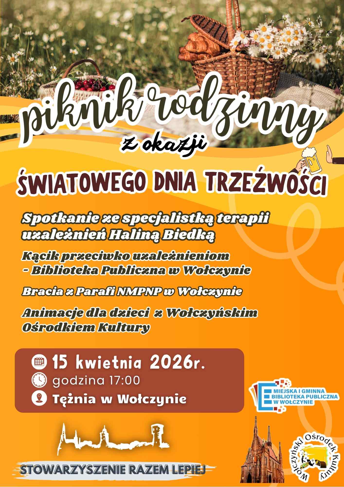 Orange and Yellow Modern Family Fun Day Poster 2